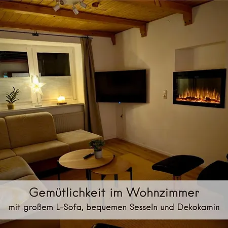 Waldhaeuschen - Bis 10 Personen, 4 Schlafzimmer, 2 Baeder, Tischkicker, Kostenlose Parkplaetze, Wlan, Smart-tvs Holiday home