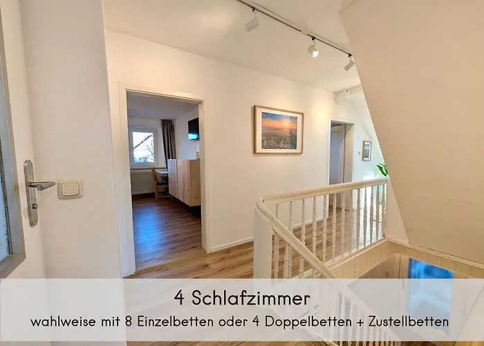 Waldhaeuschen - Bis 10 Personen, 4 Schlafzimmer, 2 Baeder, Tischkicker, Kostenlose Parkplaetze, Wlan, Smart-tvs * Mehlmeisel