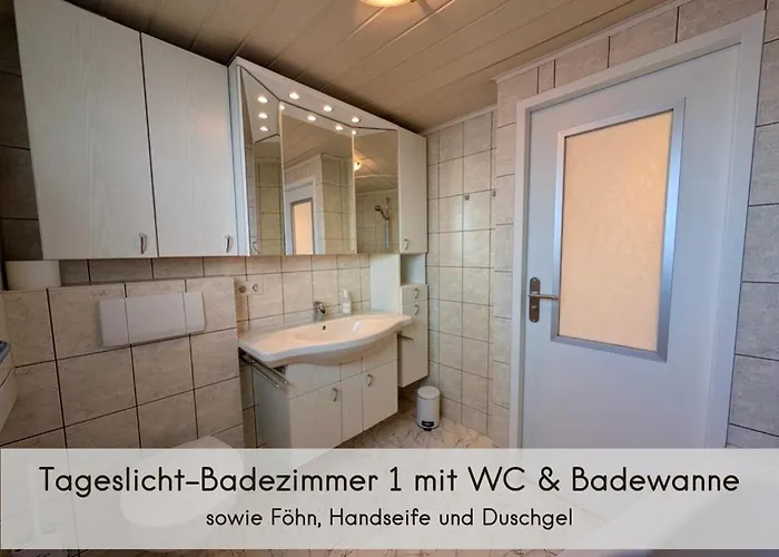 بيت للعطل Waldhaeuschen - Bis 10 Personen, 4 Schlafzimmer, 2 Baeder, Tischkicker, Kostenlose Parkplaetze, Wlan, Smart-tvs