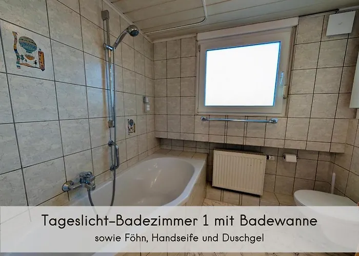 Waldhaeuschen - Bis 10 Personen, 4 Schlafzimmer, 2 Baeder, Tischkicker, Kostenlose Parkplaetze, Wlan, Smart-tvs